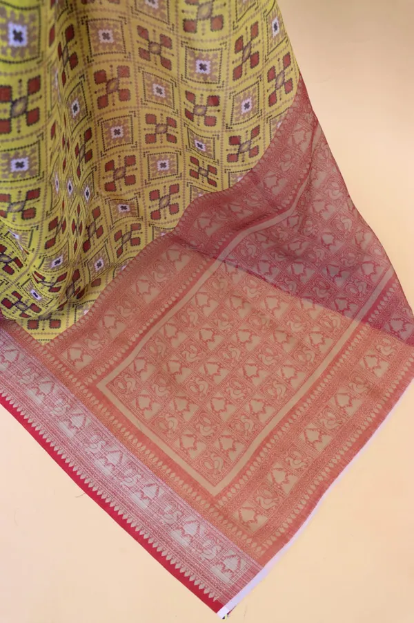LINEN_FABRIC_DIGITAL_PRINT_SAREE
